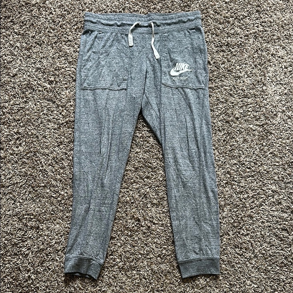 Nike Heather Gray Jogger Pants